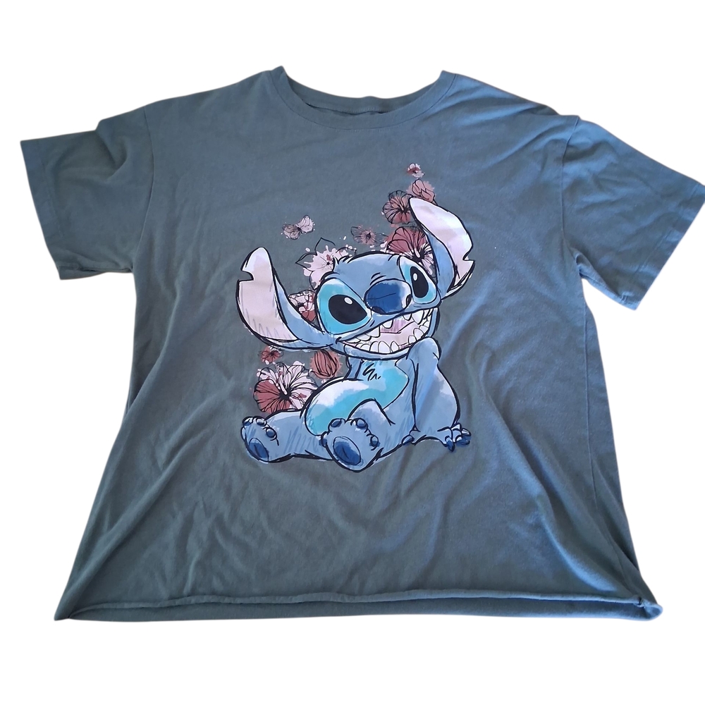 Disney Blue Stitch Graphic Tee